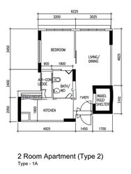 Blk 132C Eastlink I @ Canberra (Sembawang), HDB 2 Rooms #580331111